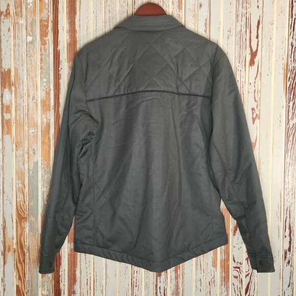 Fisher + Baker Men's Birmingham CPO Jacket Slate Wool Blend Medium - Picture 13 of 13